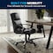 Flash Furniture Leather Task Chair, Black CH-197220X000-BK-GG - alternate 6